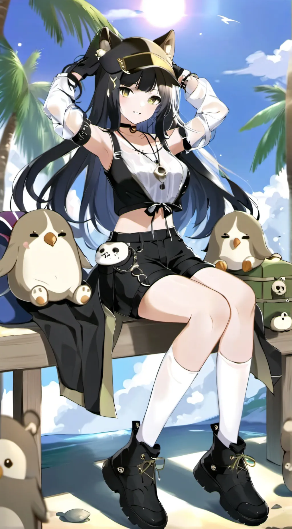 ai character: Rhinestone background