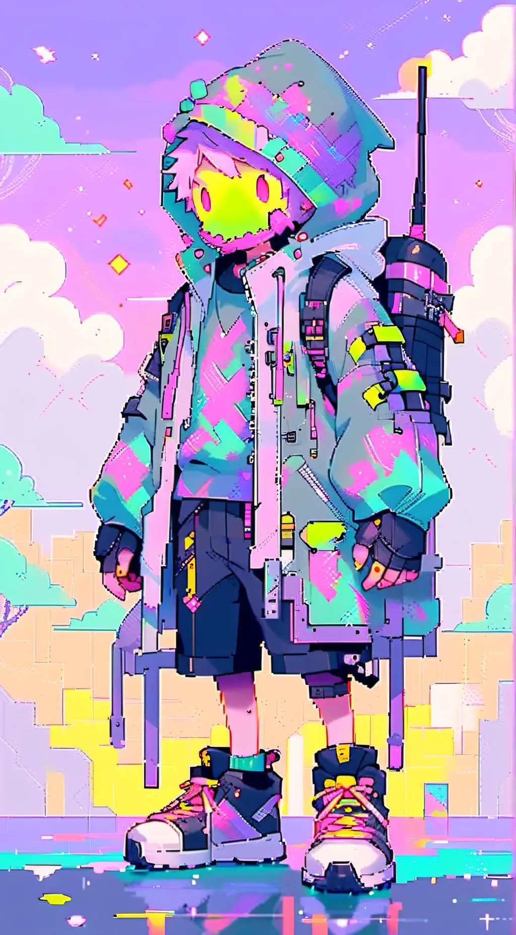 ai character: void background