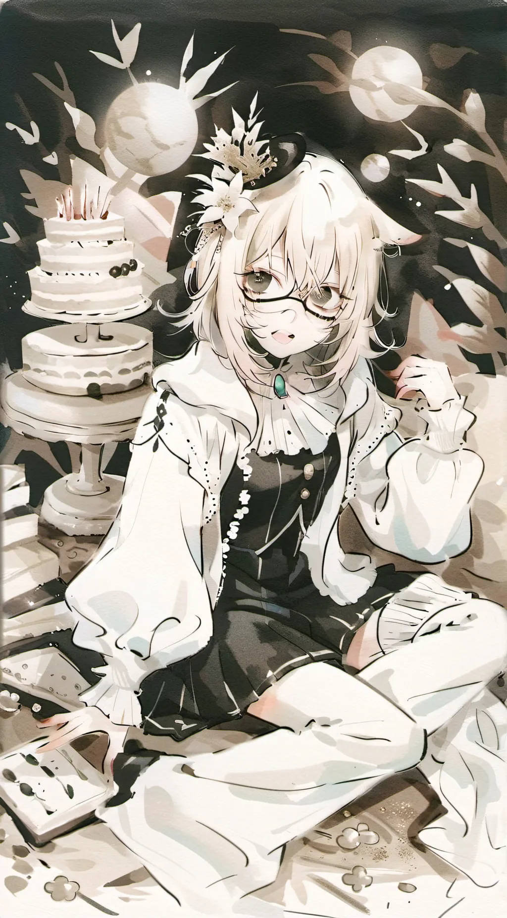 ai character: Mha(new girl) par2 background