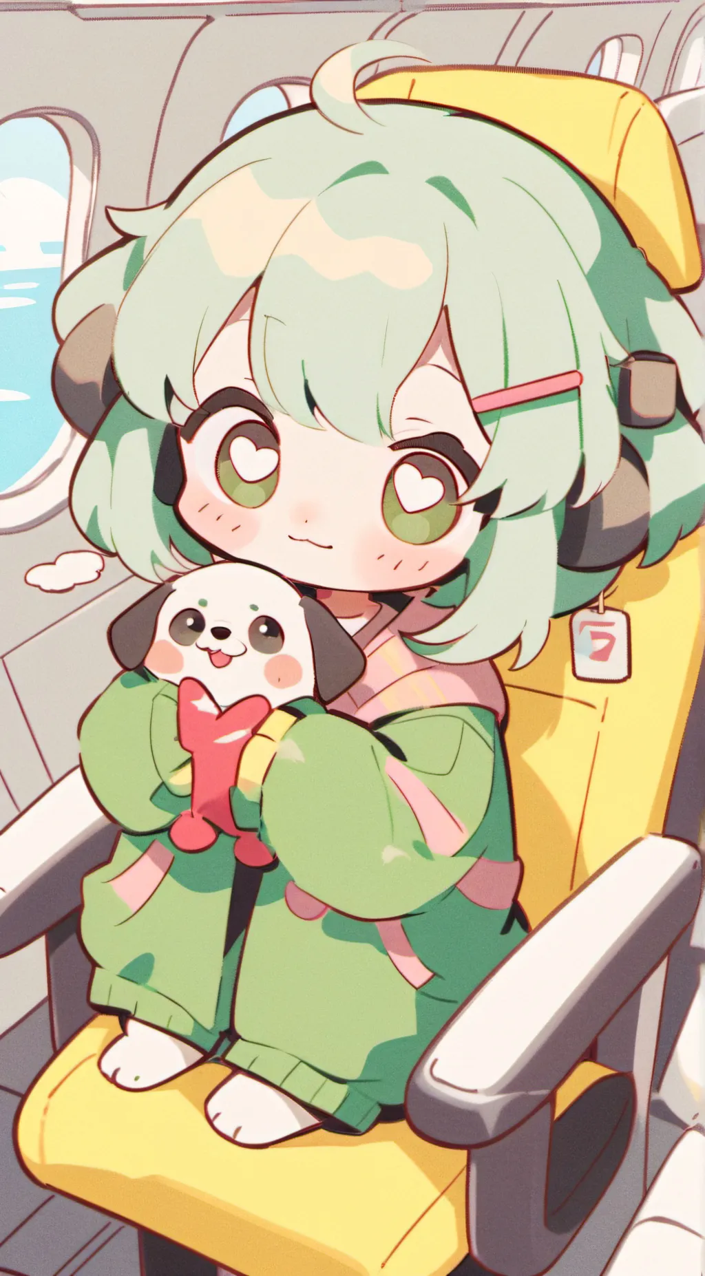 ai character: Froggy background