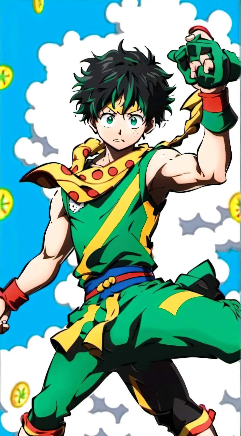 ai character: deku background