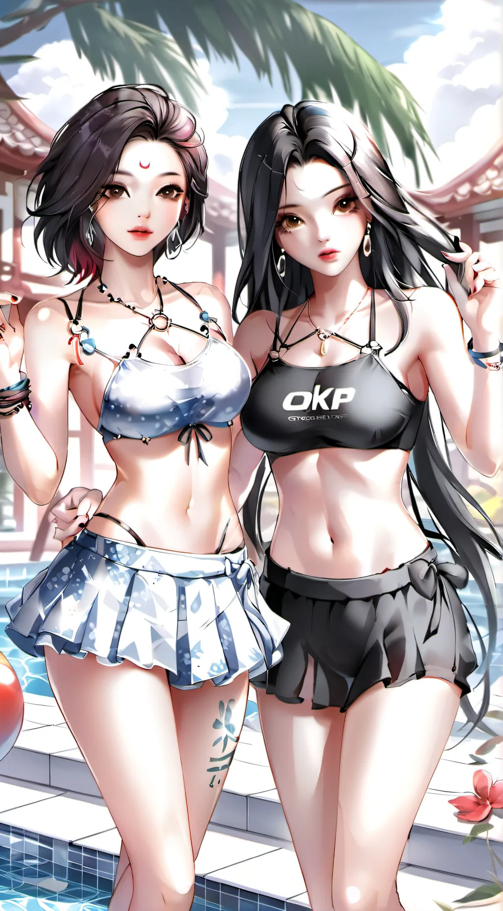 ai character: laura and izuki background