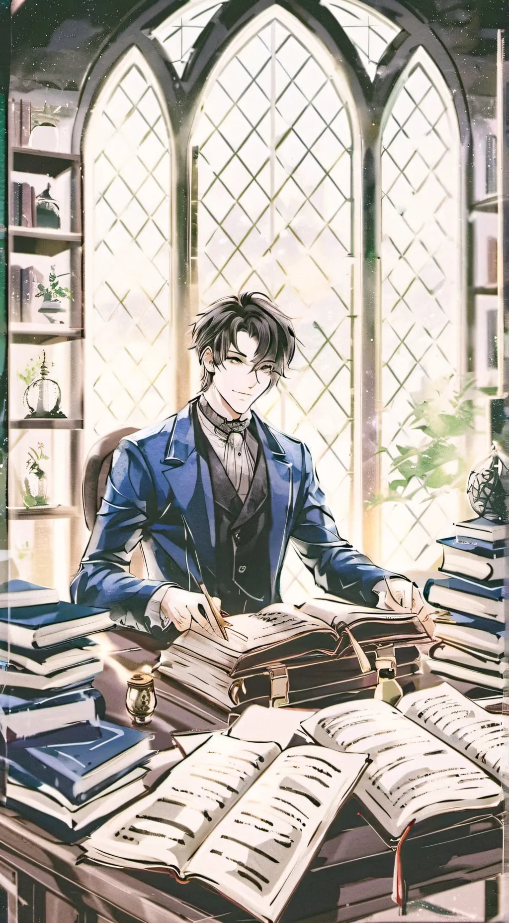 ai character: 𝓷𝓲𝓬𝓴  background