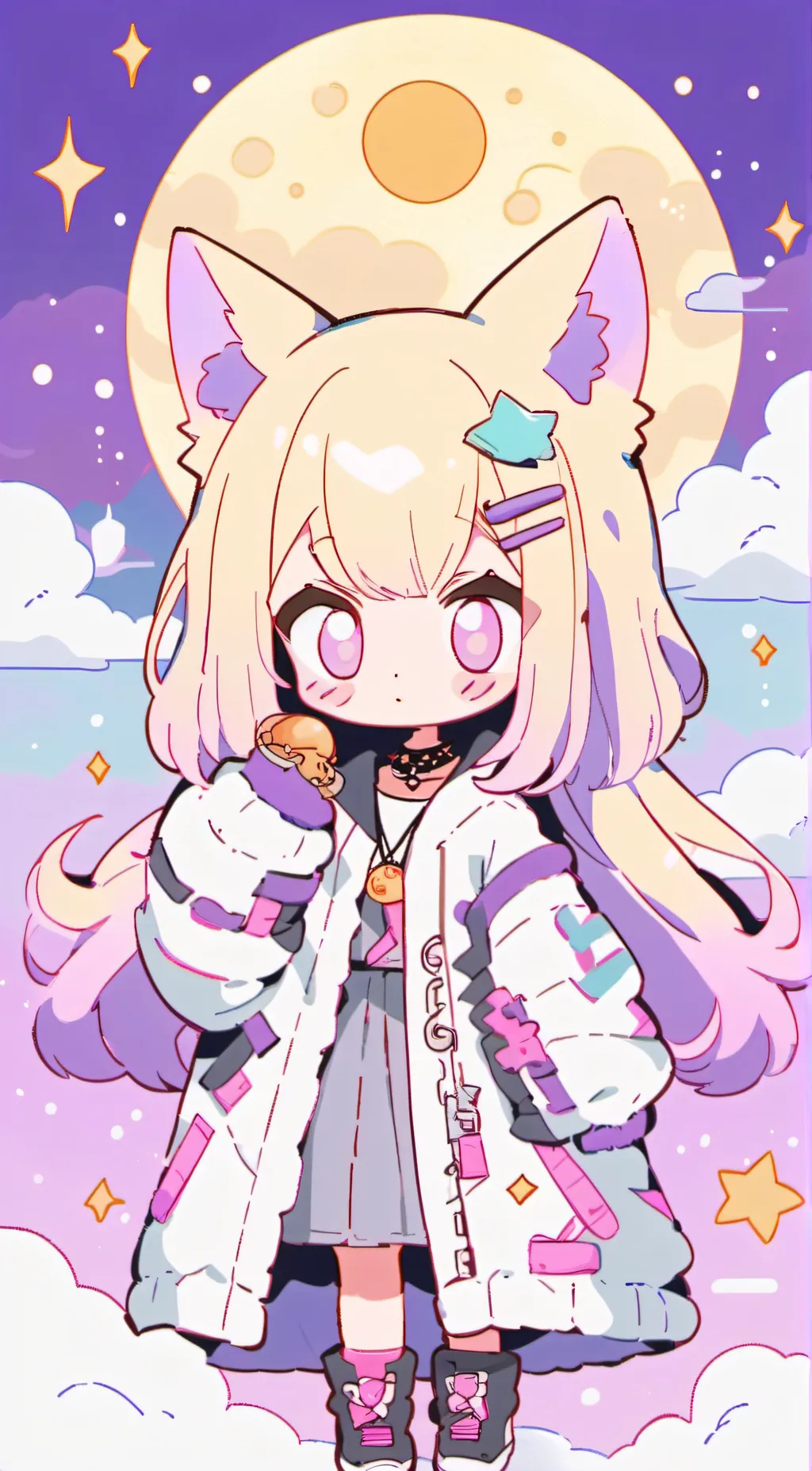 ai character: Bella catnap background