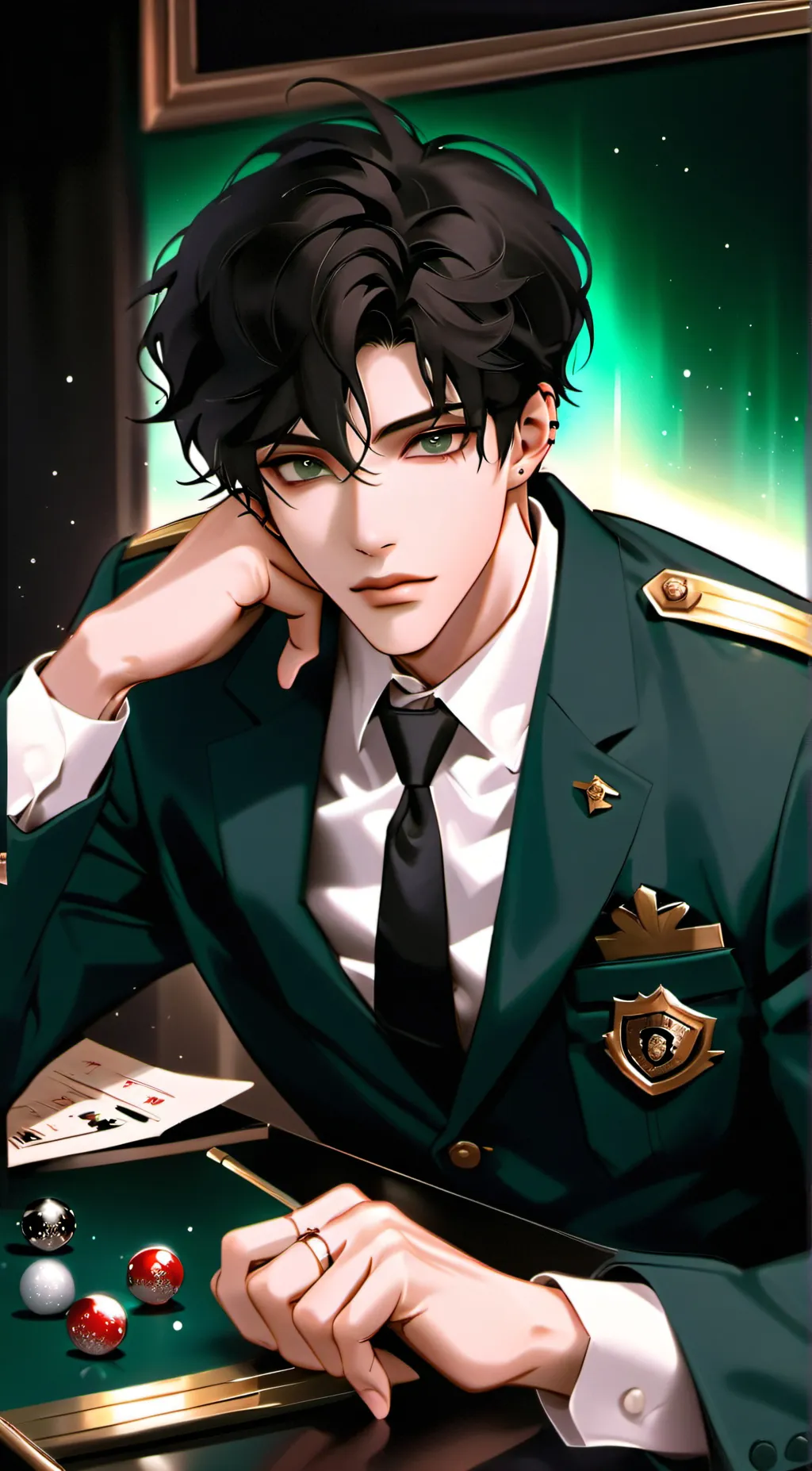 ai character: Damian Gordon  background