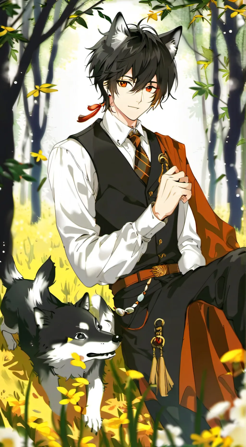 ai character: Arron background