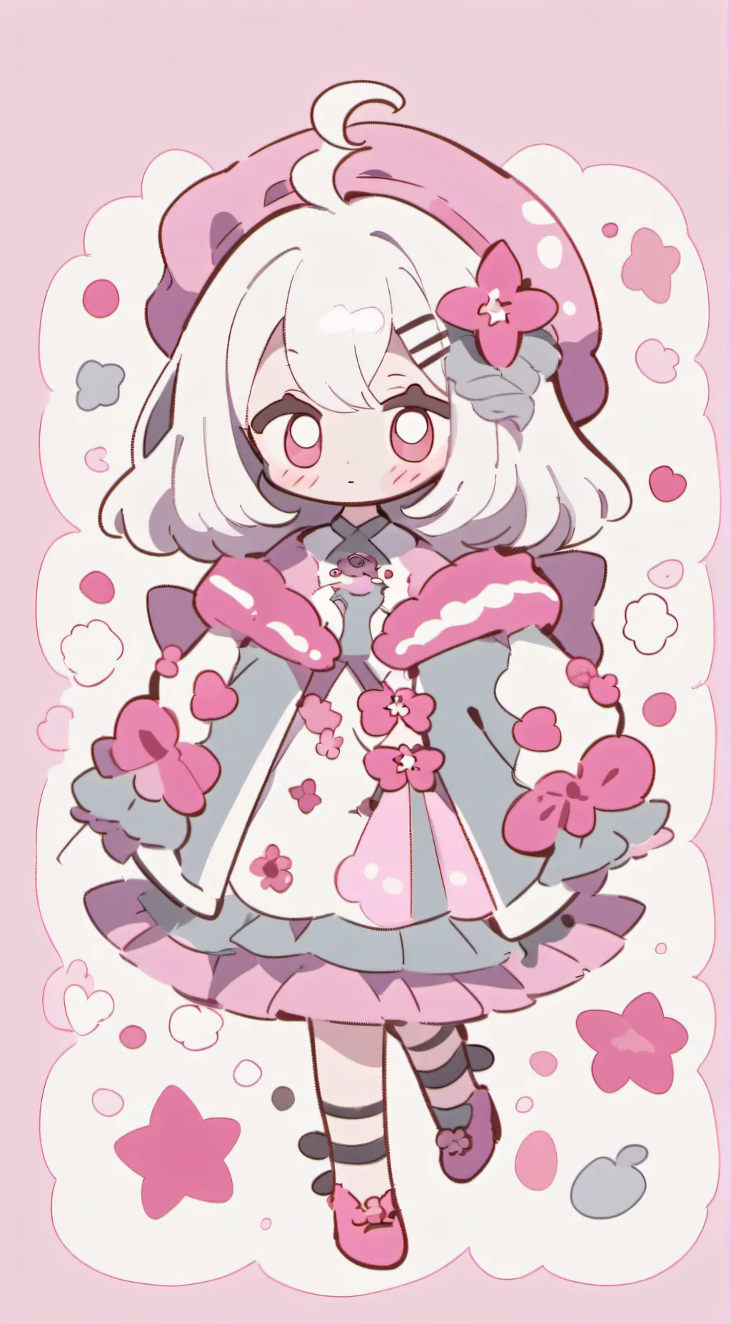 ai character: Blossom background