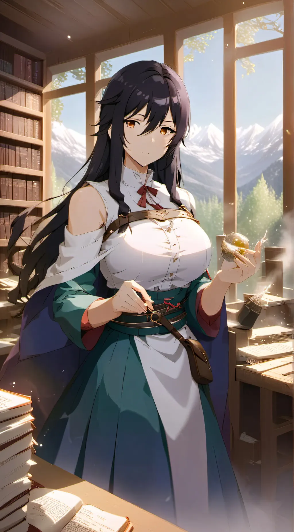 ai character: Kana background