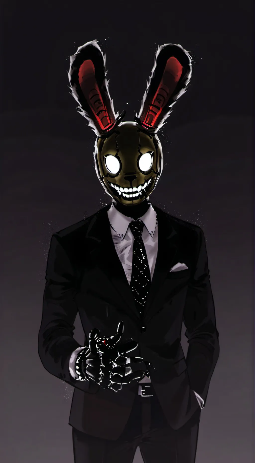 ai character: Shadow Springtrap background