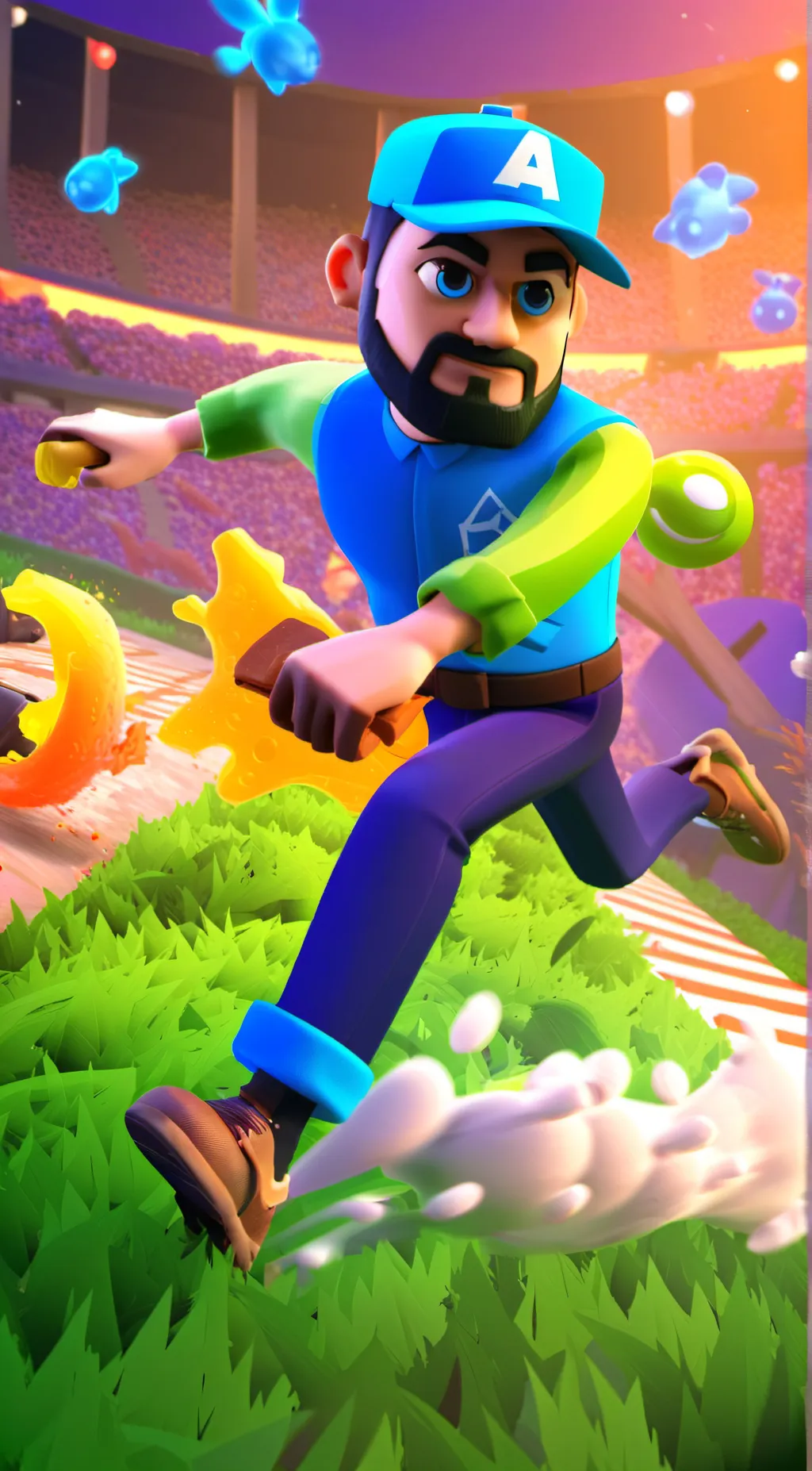 ai character: adio background