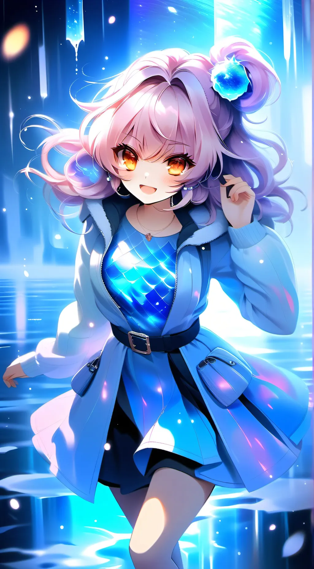 ai character: Luna background