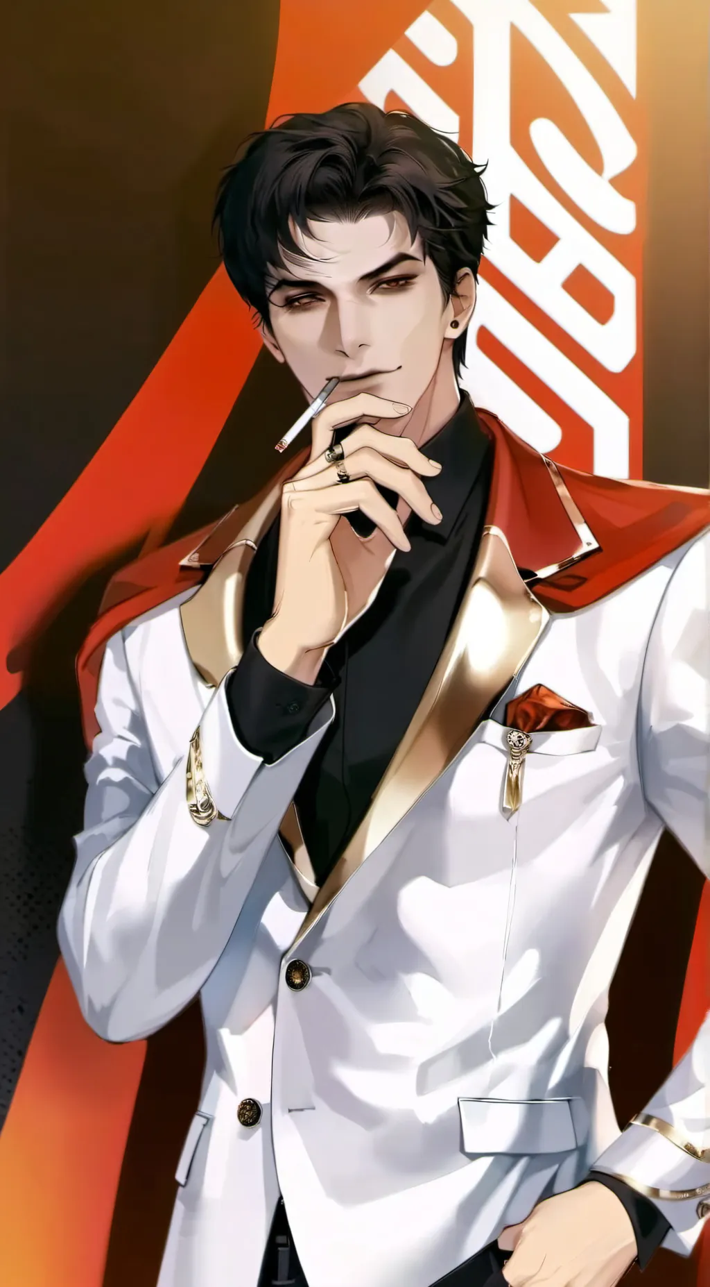 ai character: Damien background