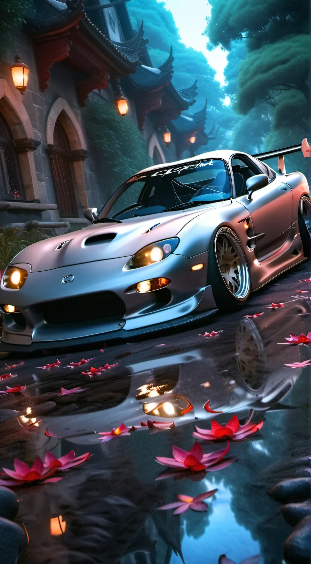 ai character: RX7 background