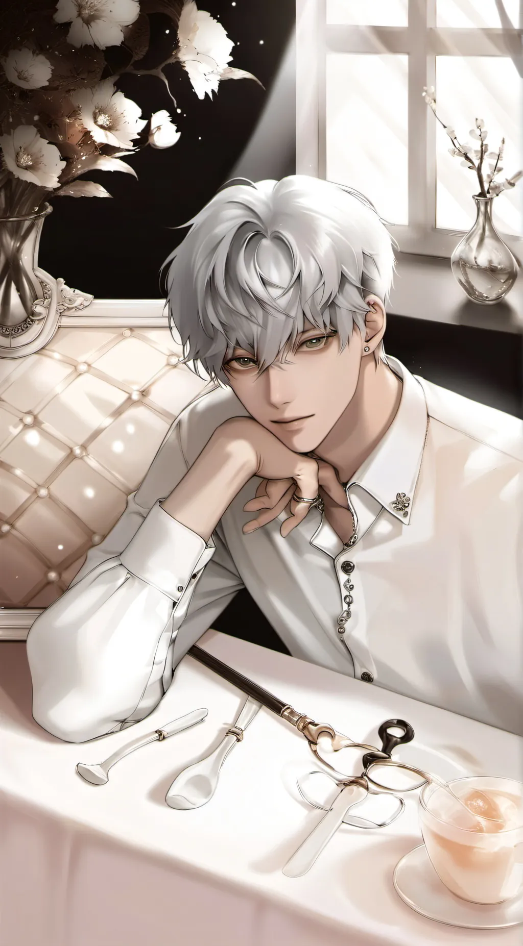 ai character: Sam😈 background