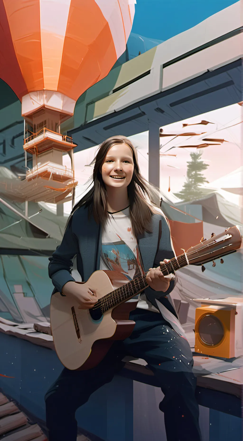 ai character: Audrey background