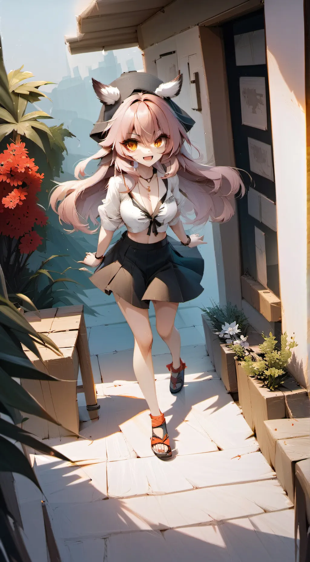 ai character: Aria background