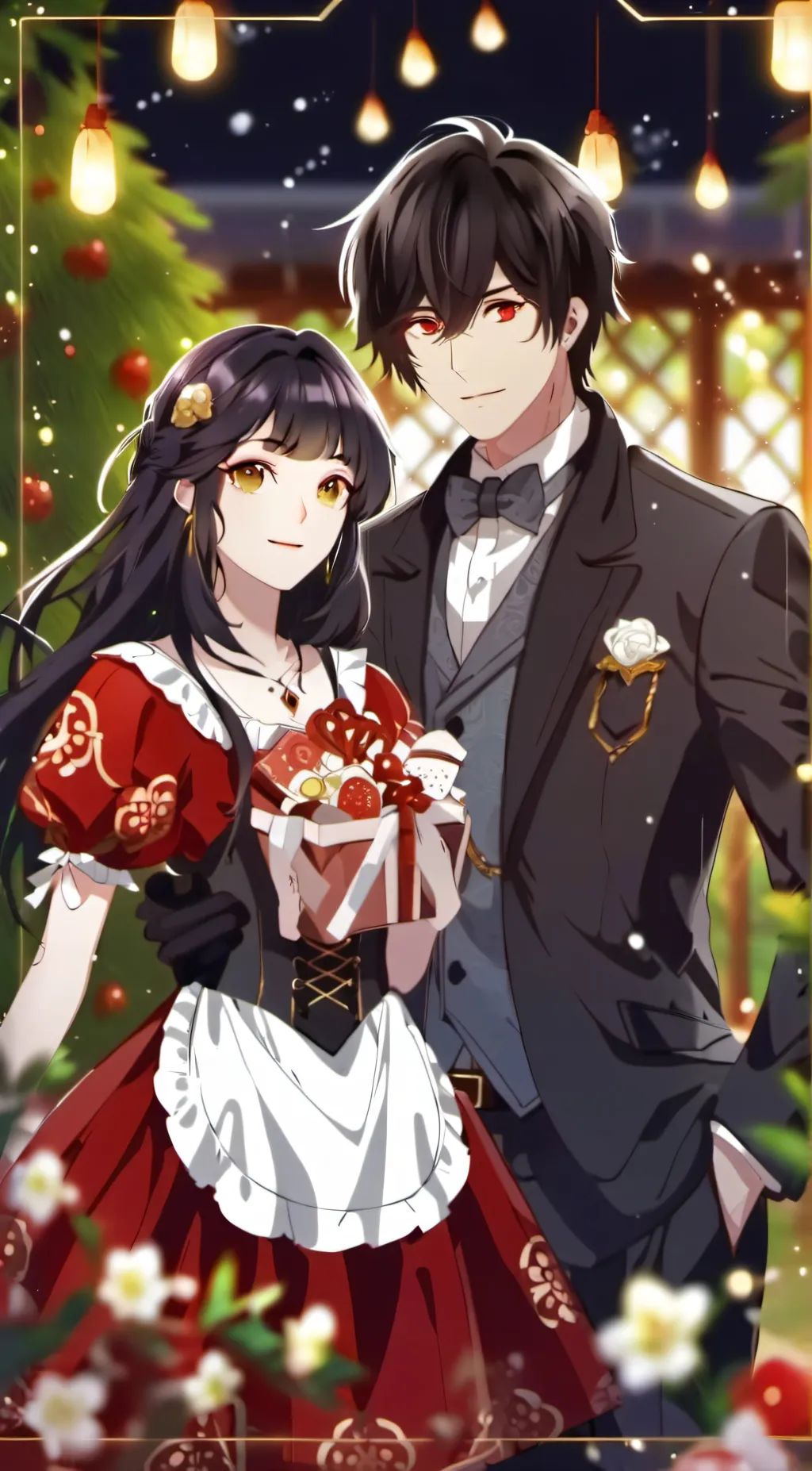 ai character: Natalie & leo background