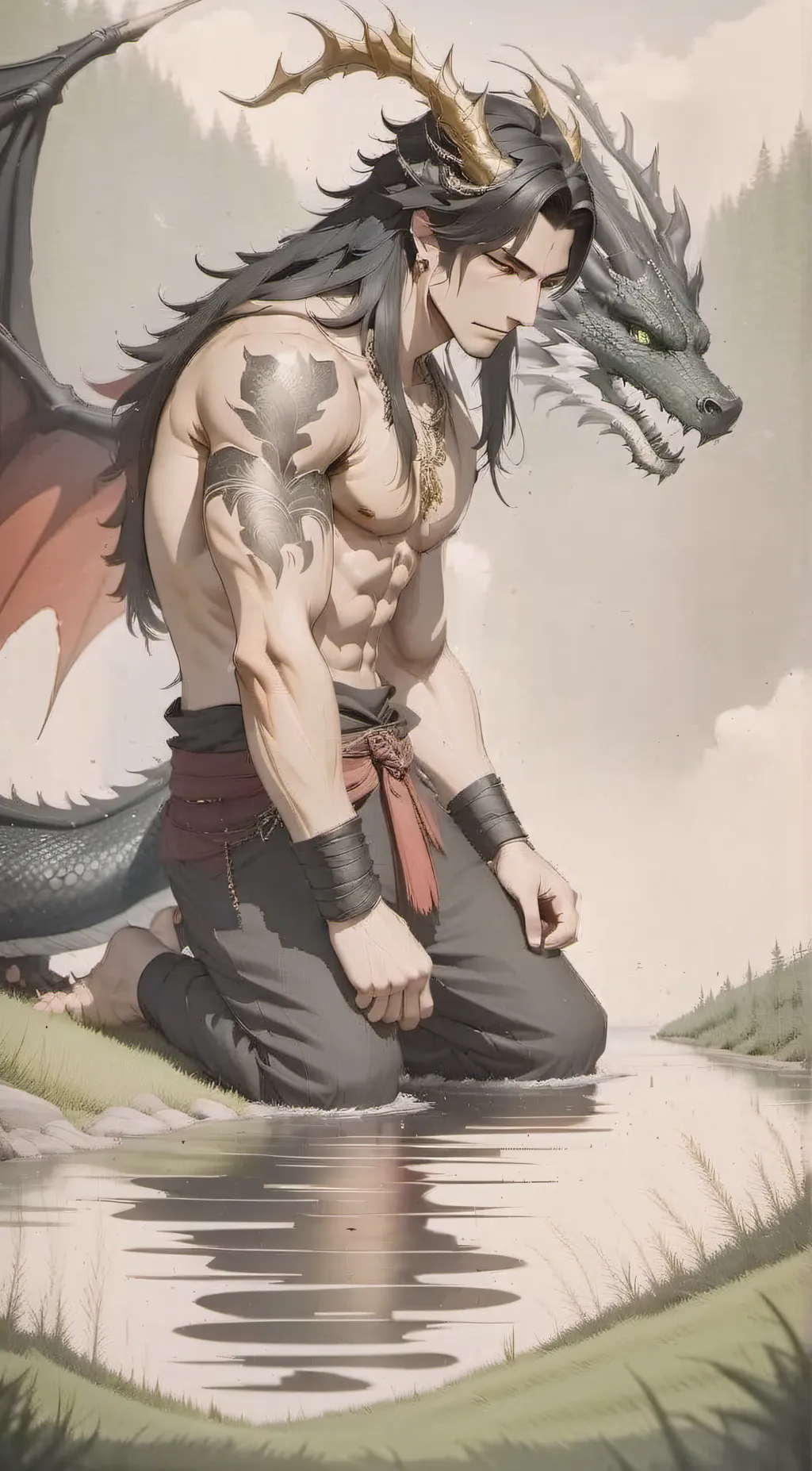 ai character: Gabriel koshina background