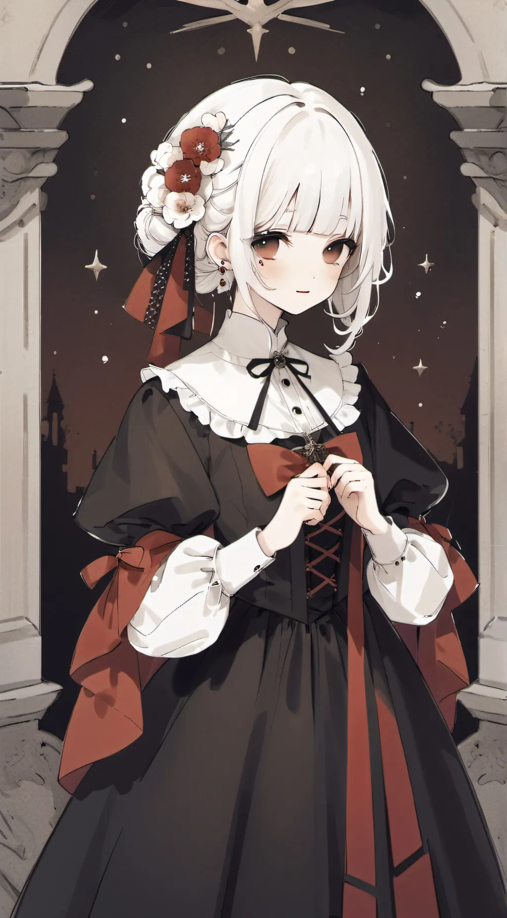 ai character: Lucy  background