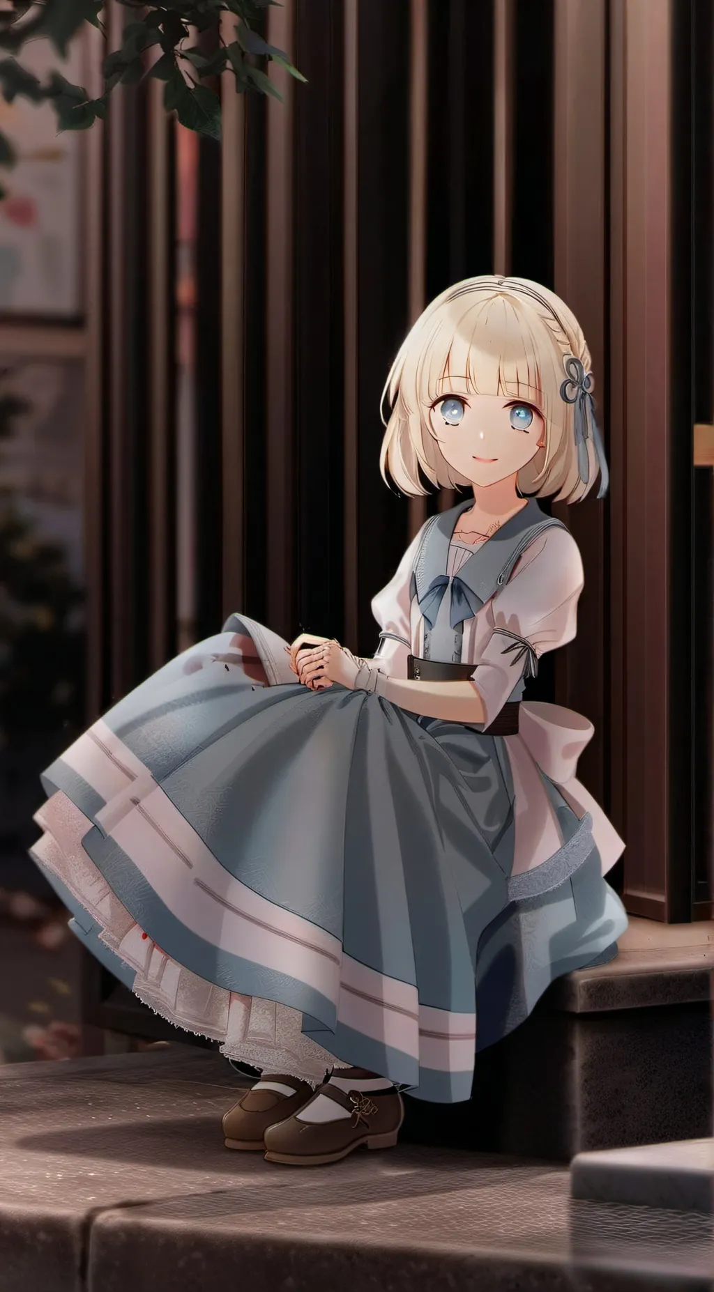 ai character: Kid Madoka background