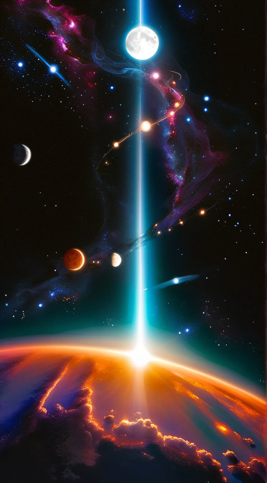 ai character: SOLAR IS ALIVE?! background