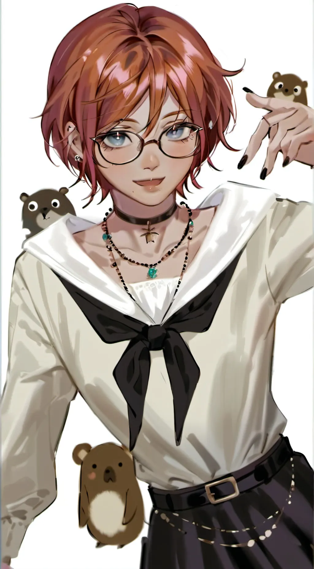 ai character: Saki background