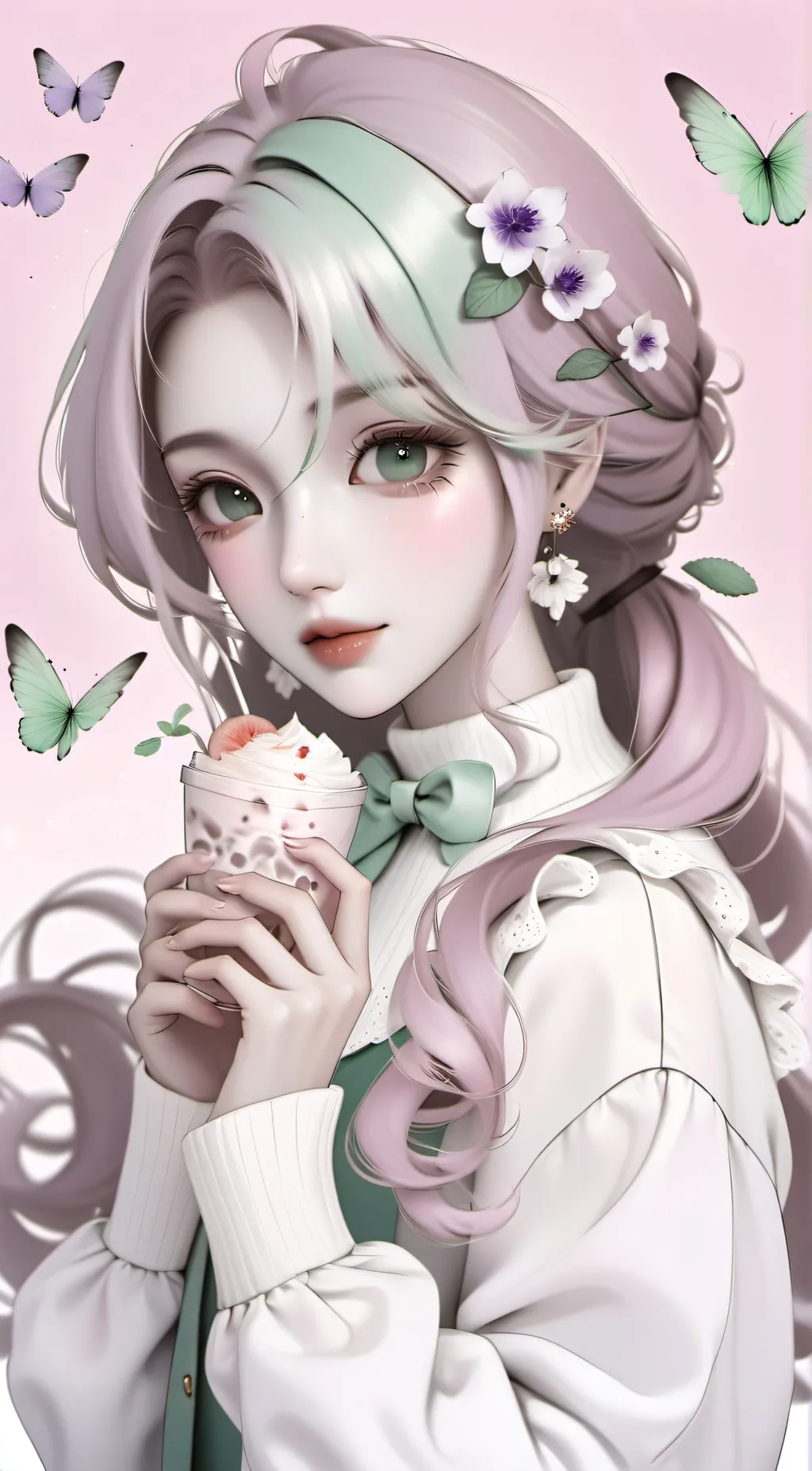 ai character: Your GF (Selena) background