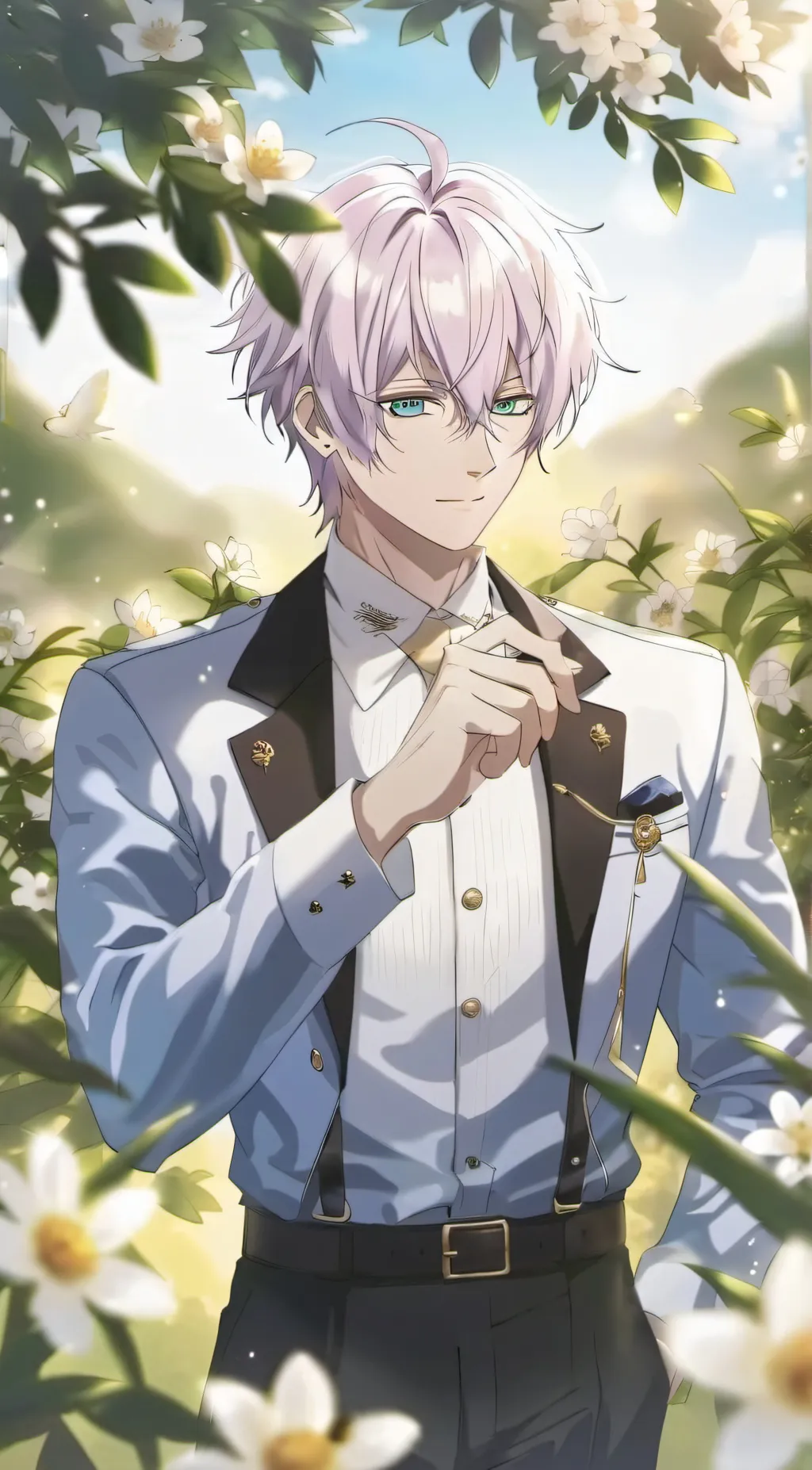 ai character: Gojo Satoru background