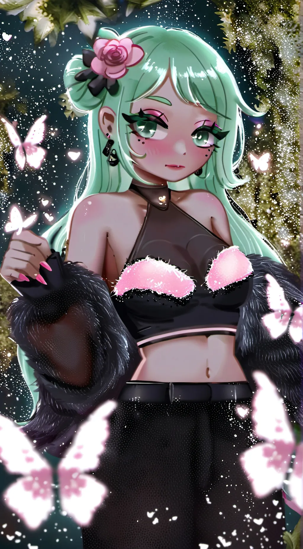 ai character: CryBaby Nymph background