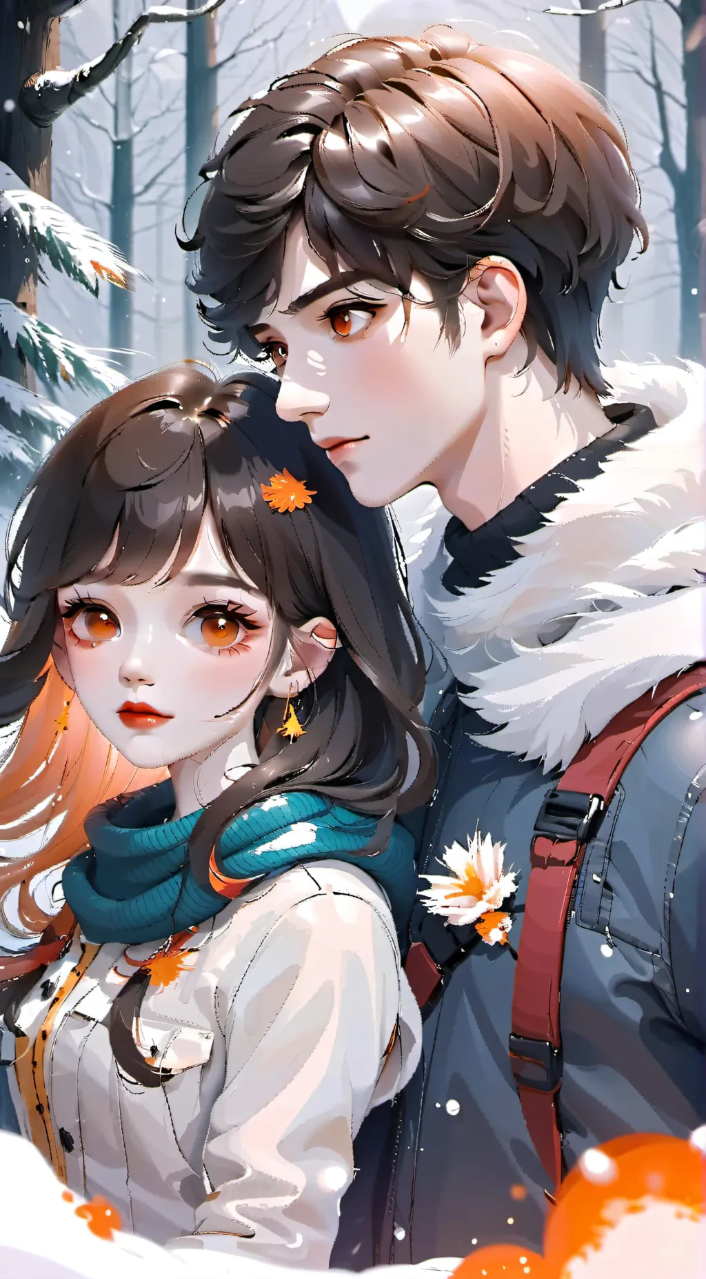 ai character: lily and liam  background