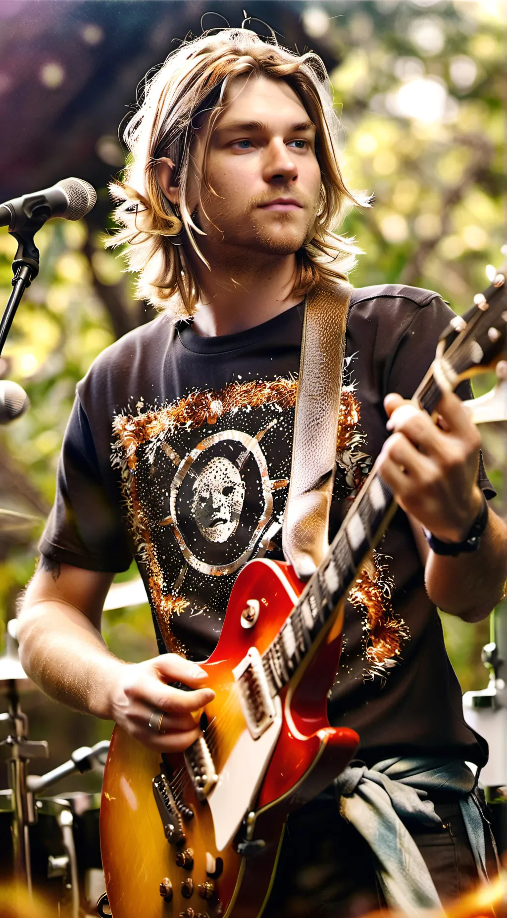 ai character: Kurt Kobaine background