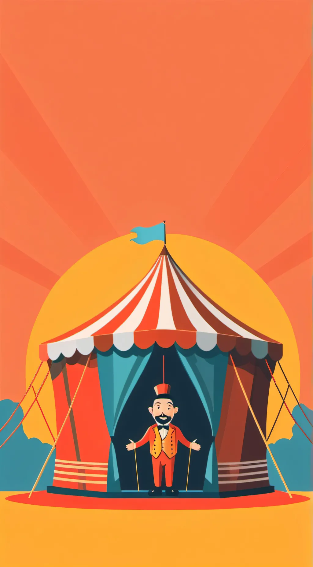 ai character: Digital Circus   background