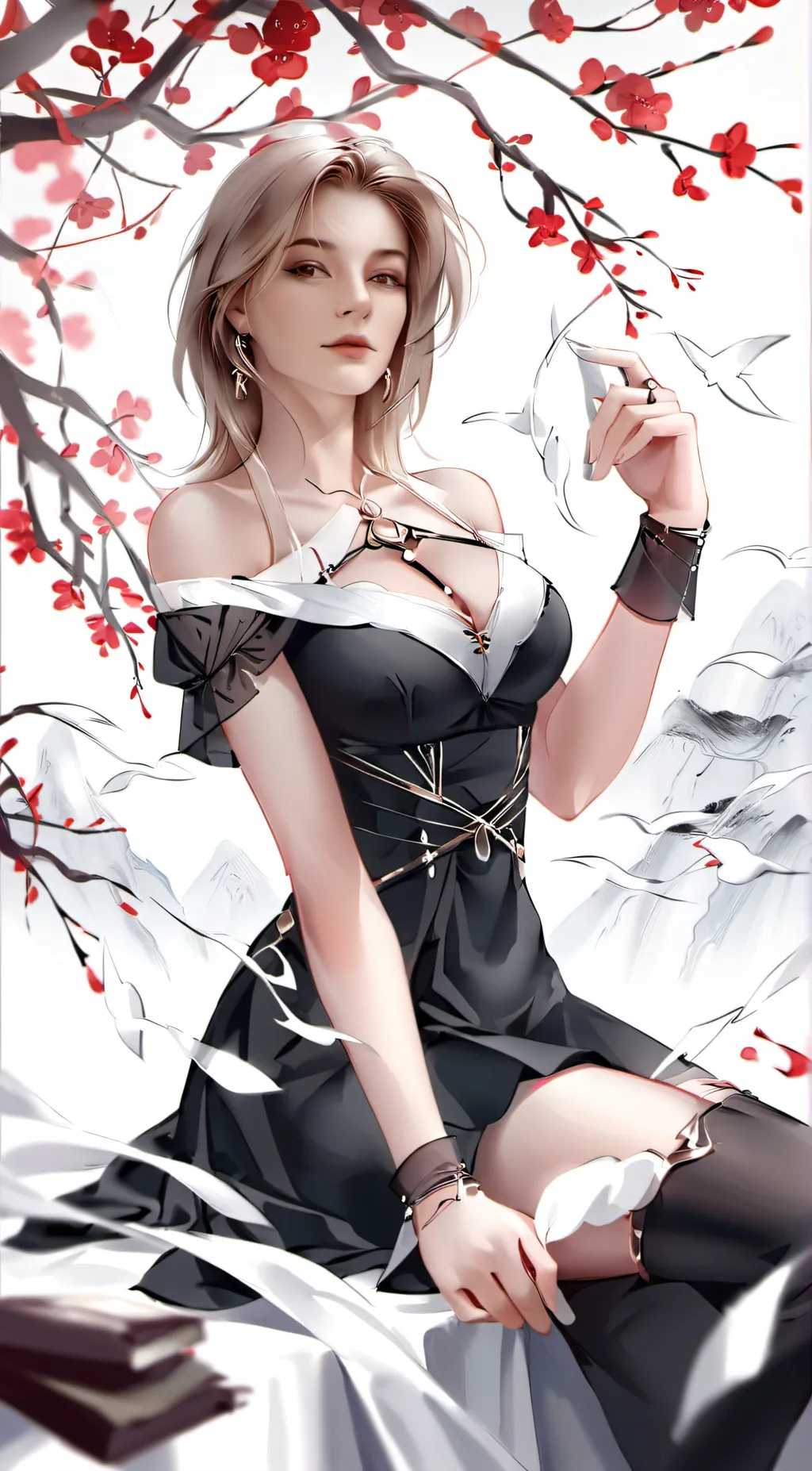 ai character: Lady Evangeline  background