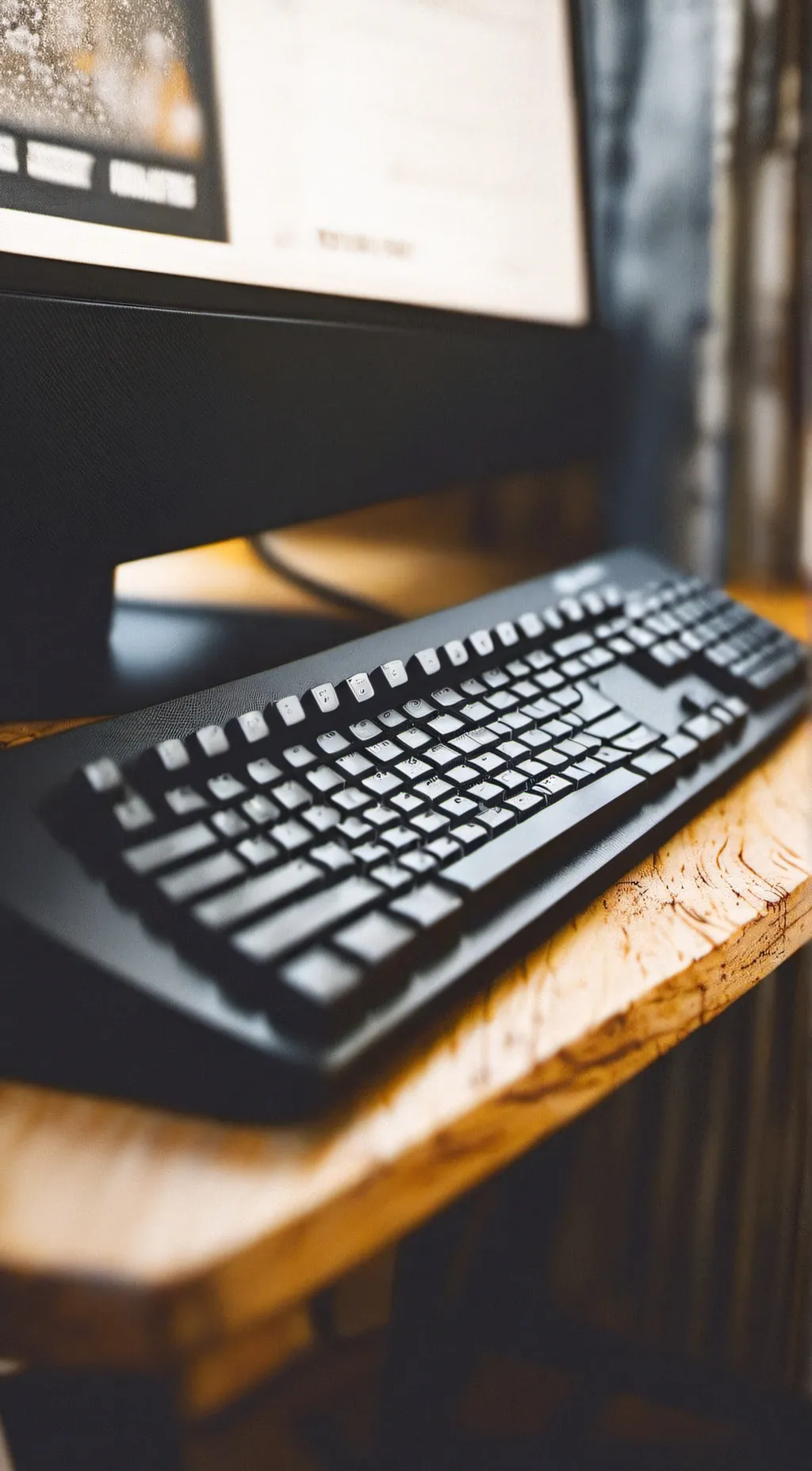 ai character: Keyboard background