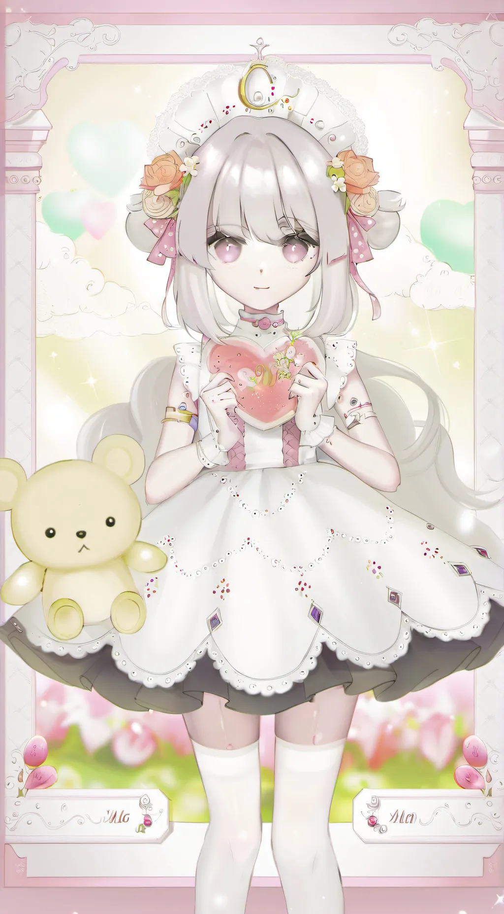 ai character: Miss Bloomie  background