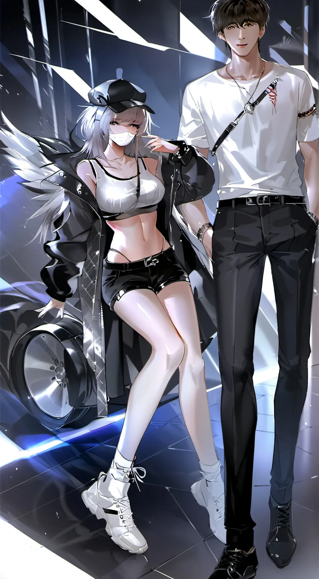 ai character: Kaily and max background