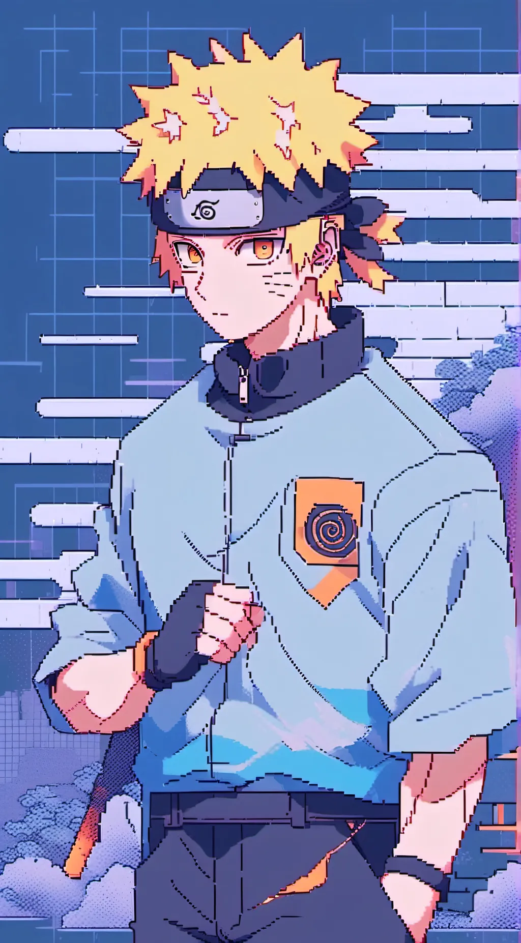 ai character: Naruto uzumaki background
