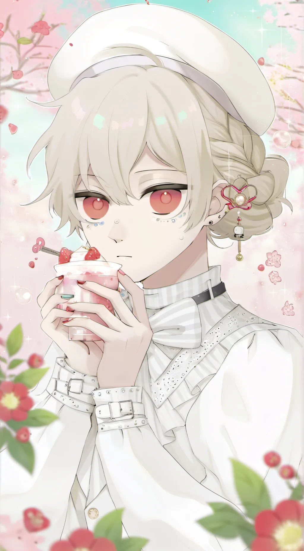 ai character: Y/n drunk🤓👆 background