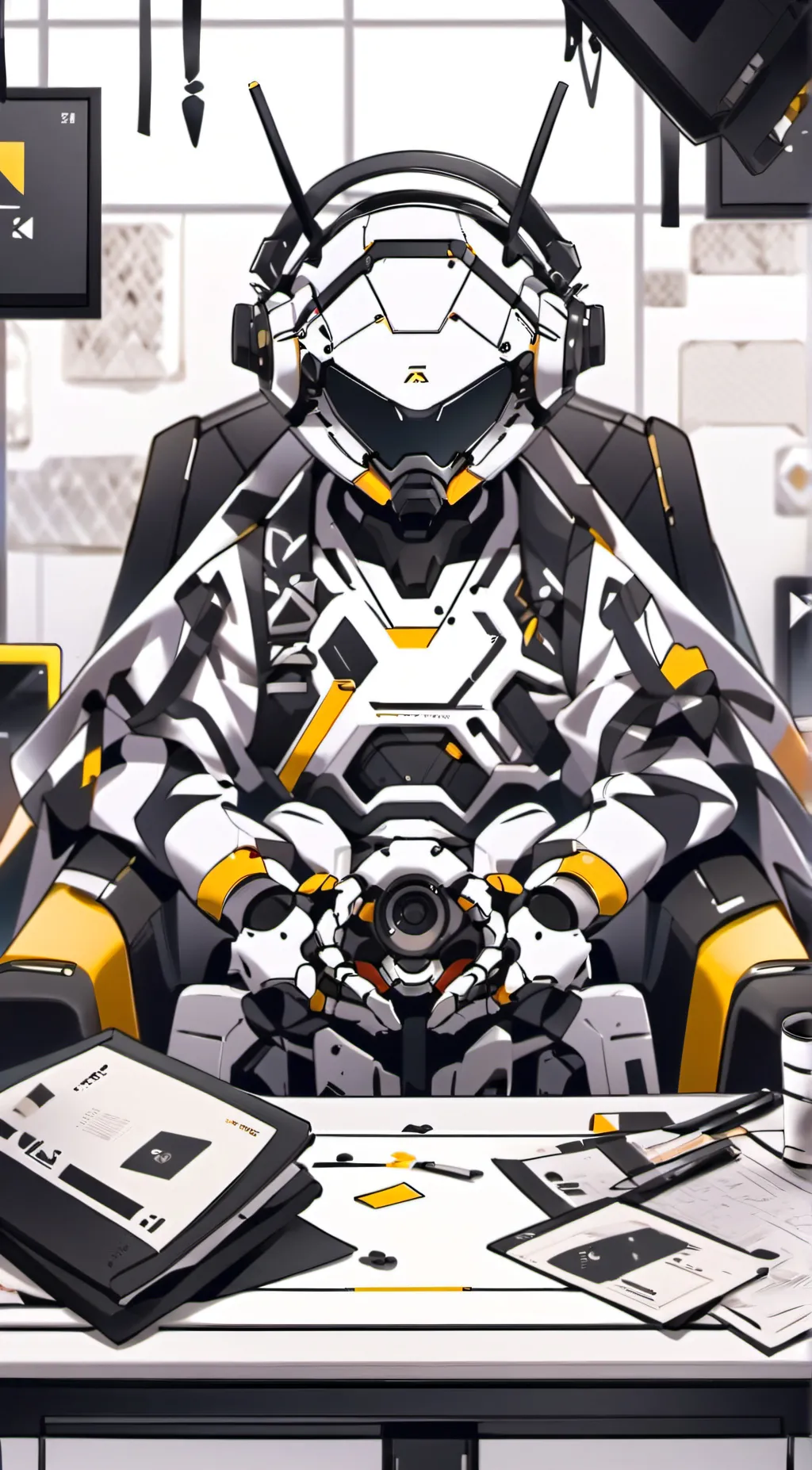 ai character: Zen background