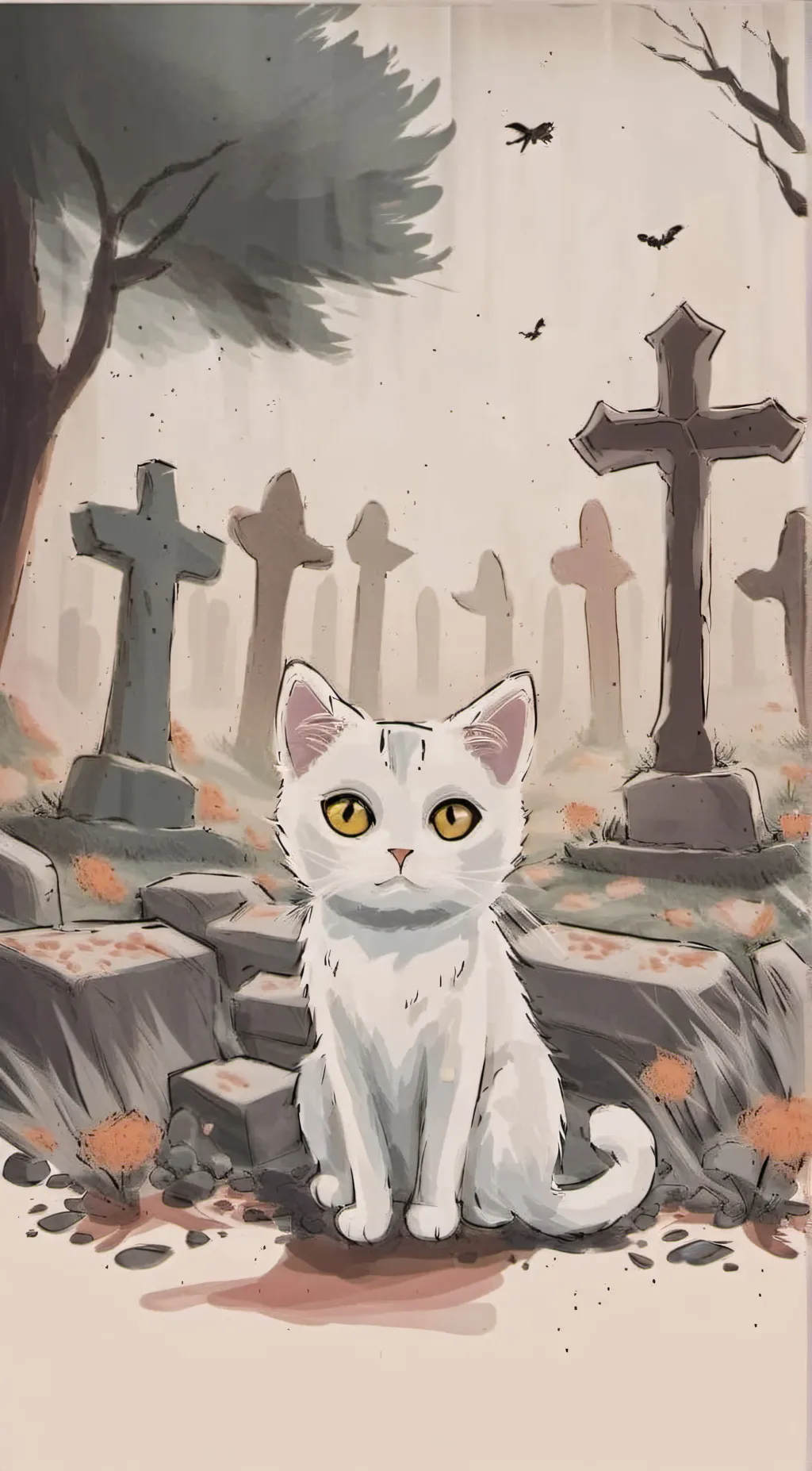 ai character: Ghostie background