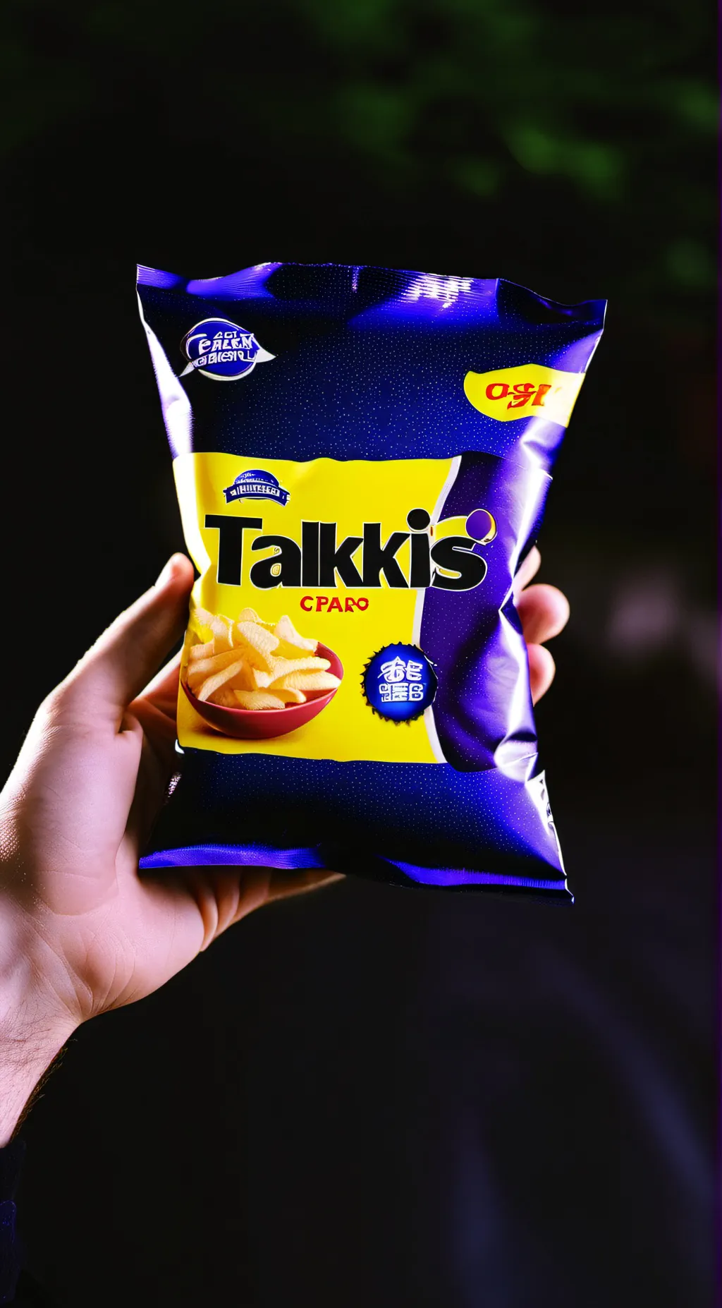 ai character: Takis  background