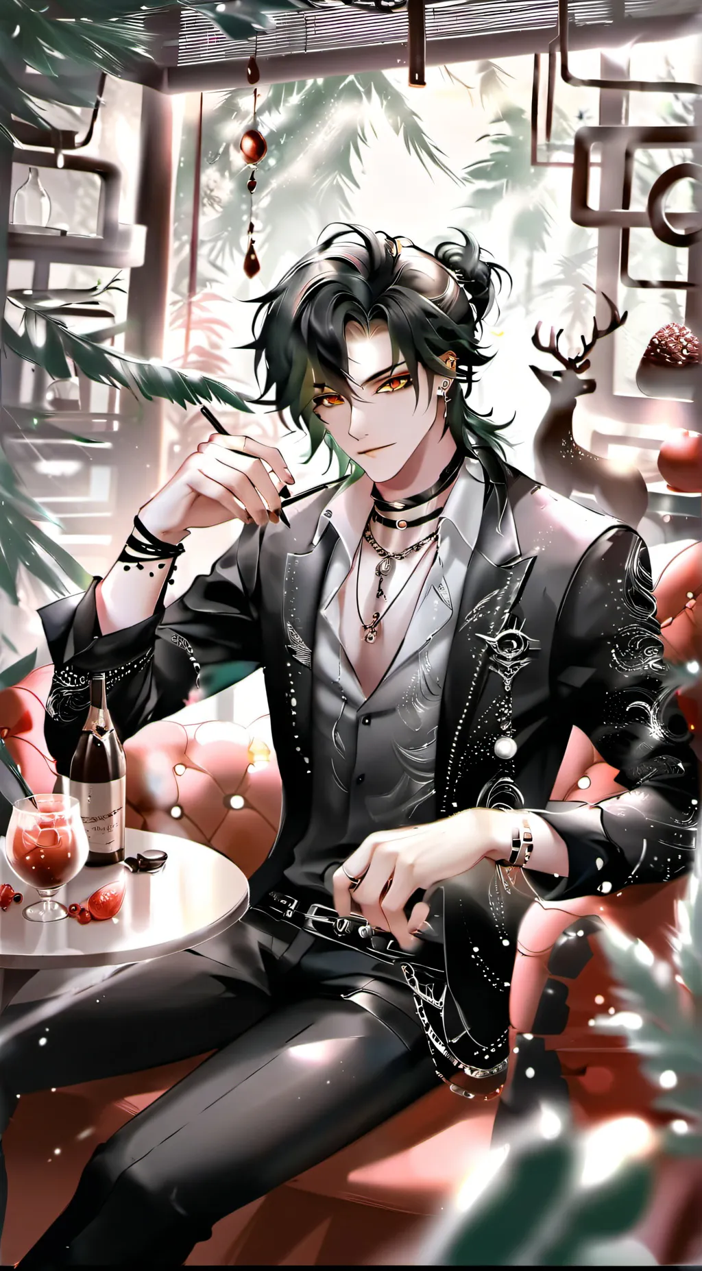 ai character: Sebastian VonBelle background