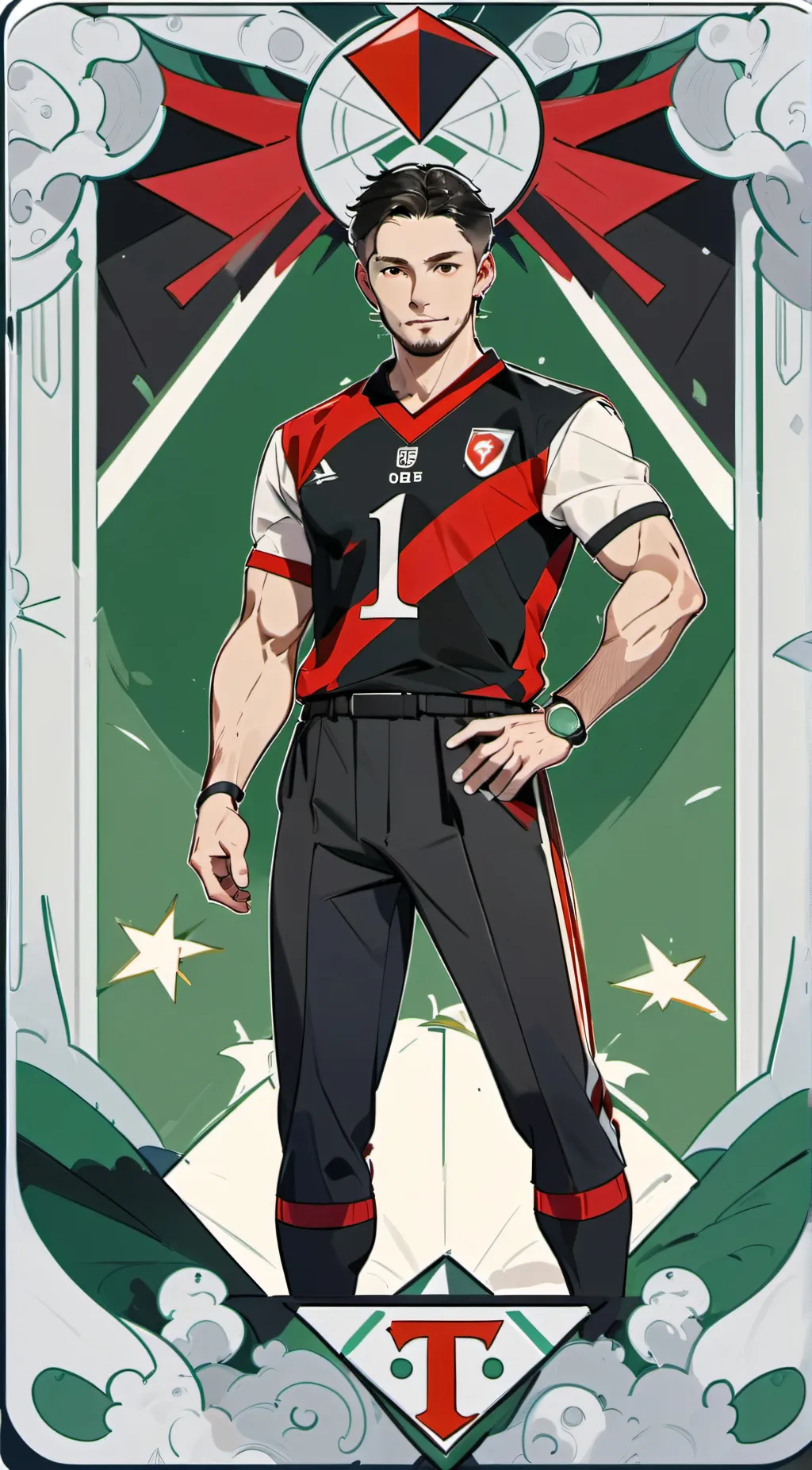 ai character: Sam Durham  background