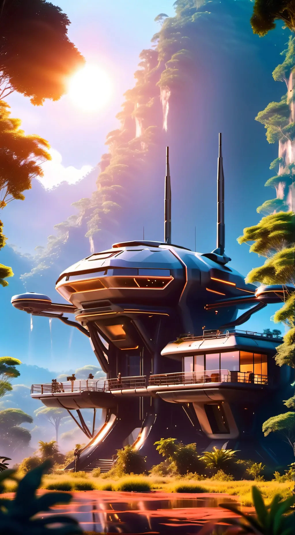 ai character: Outpost Archer background