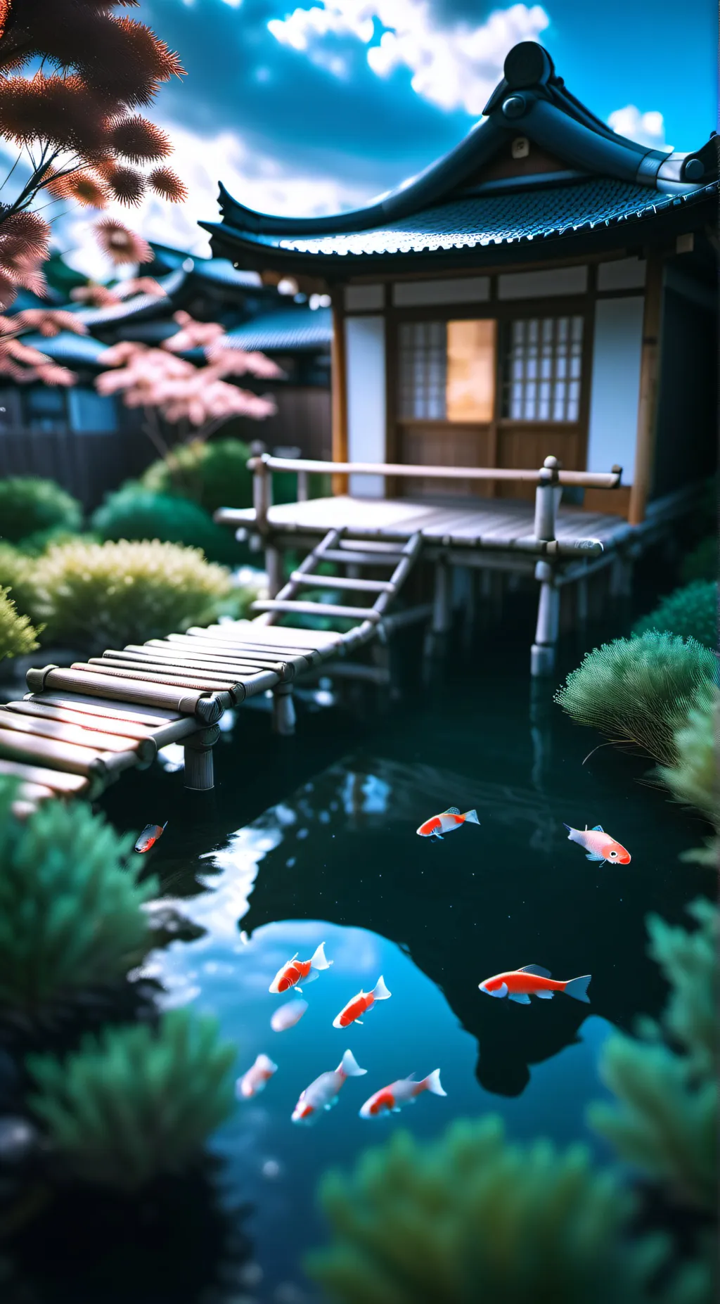 ai character: Scenery background