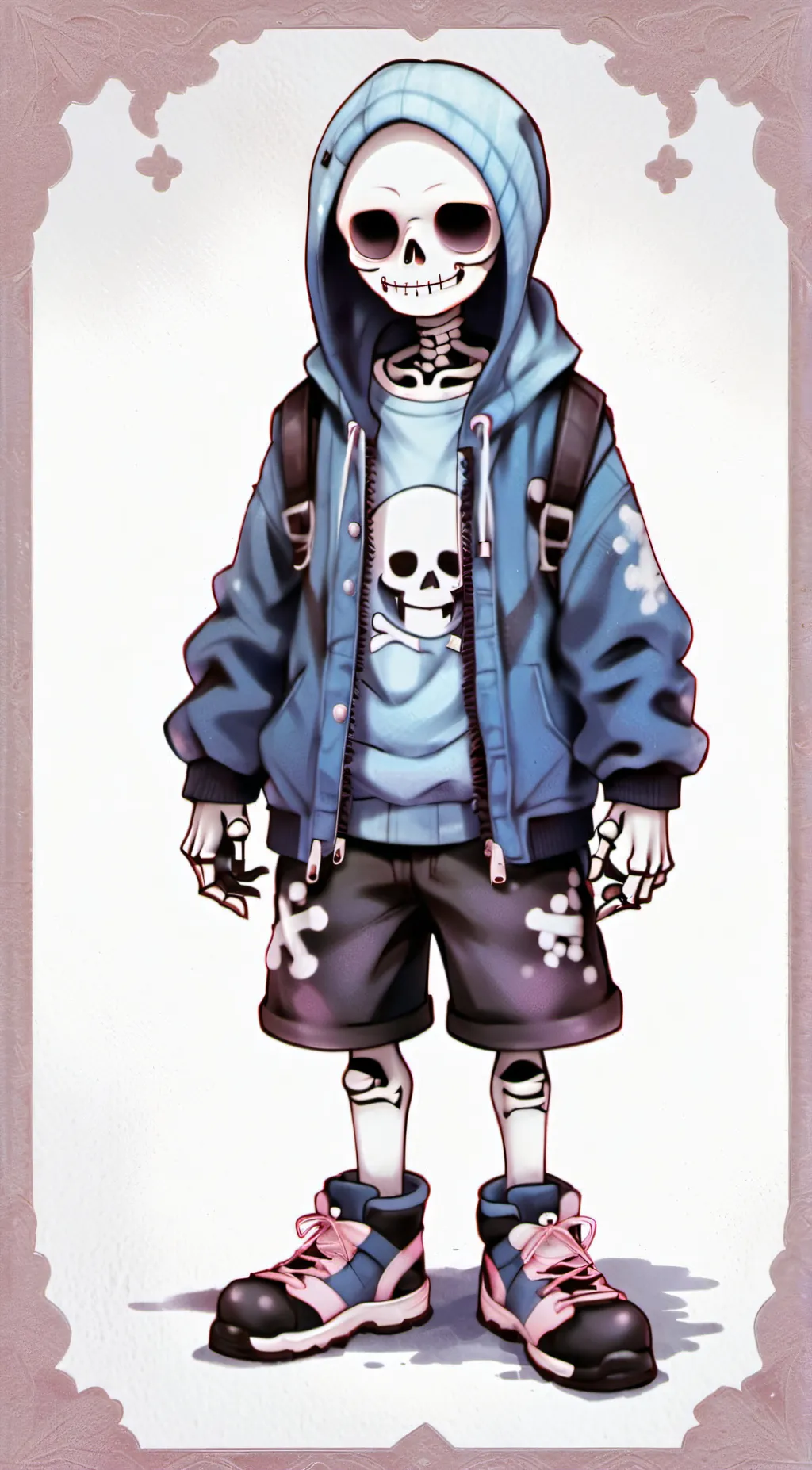 ai character: Sans background