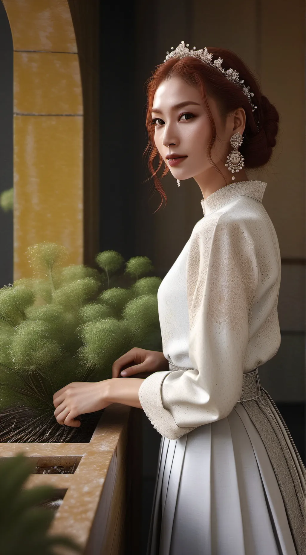 ai character: BINI Gwen background