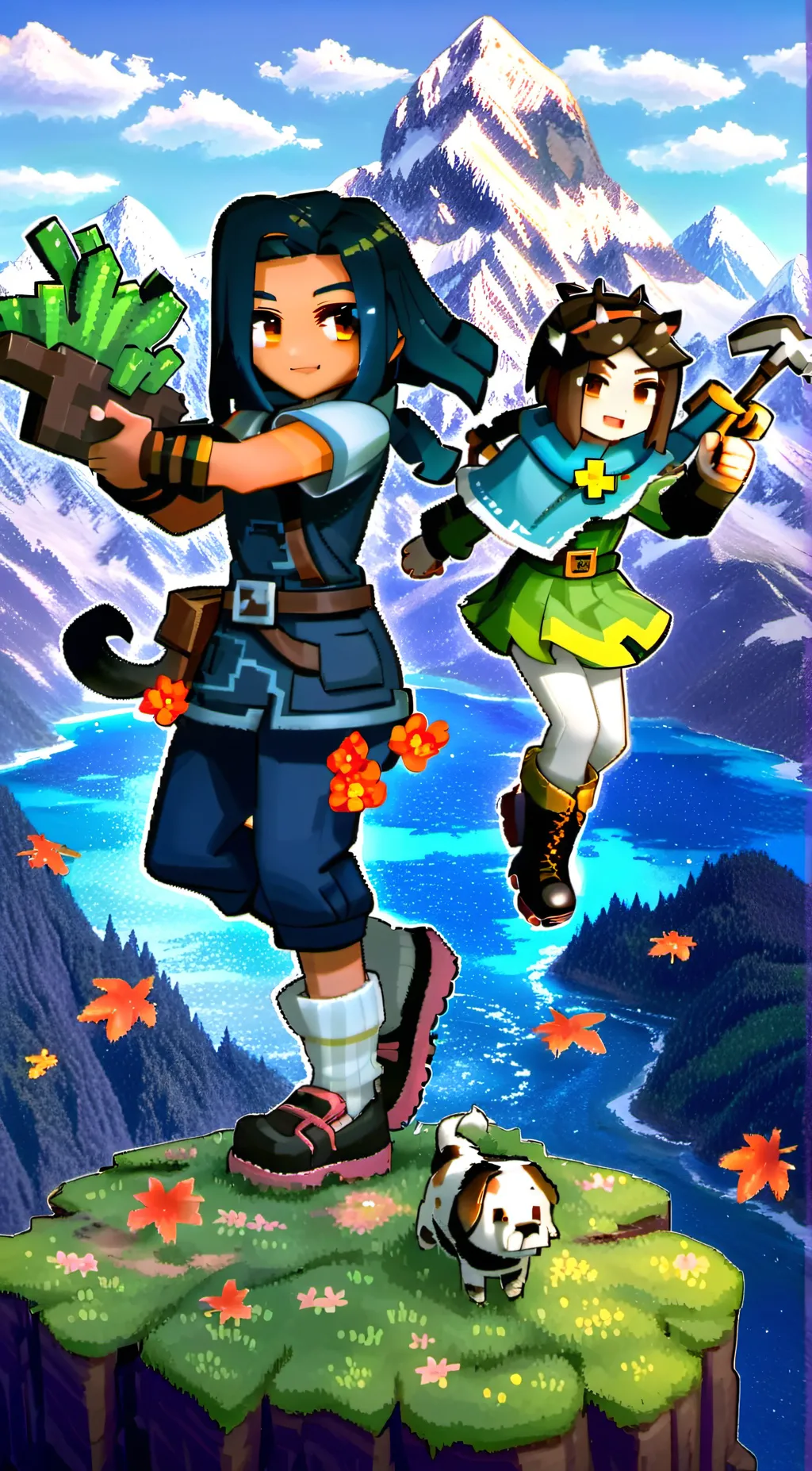 ai character: Aphmau background