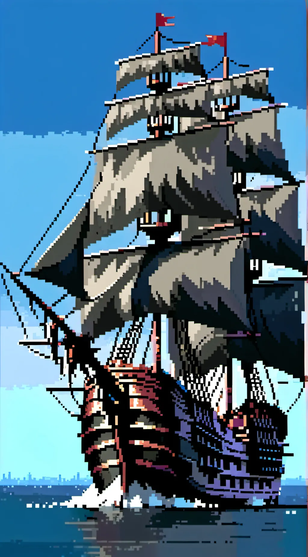 ai character: 🏴‍☠️☠️🏴‍☠️ background