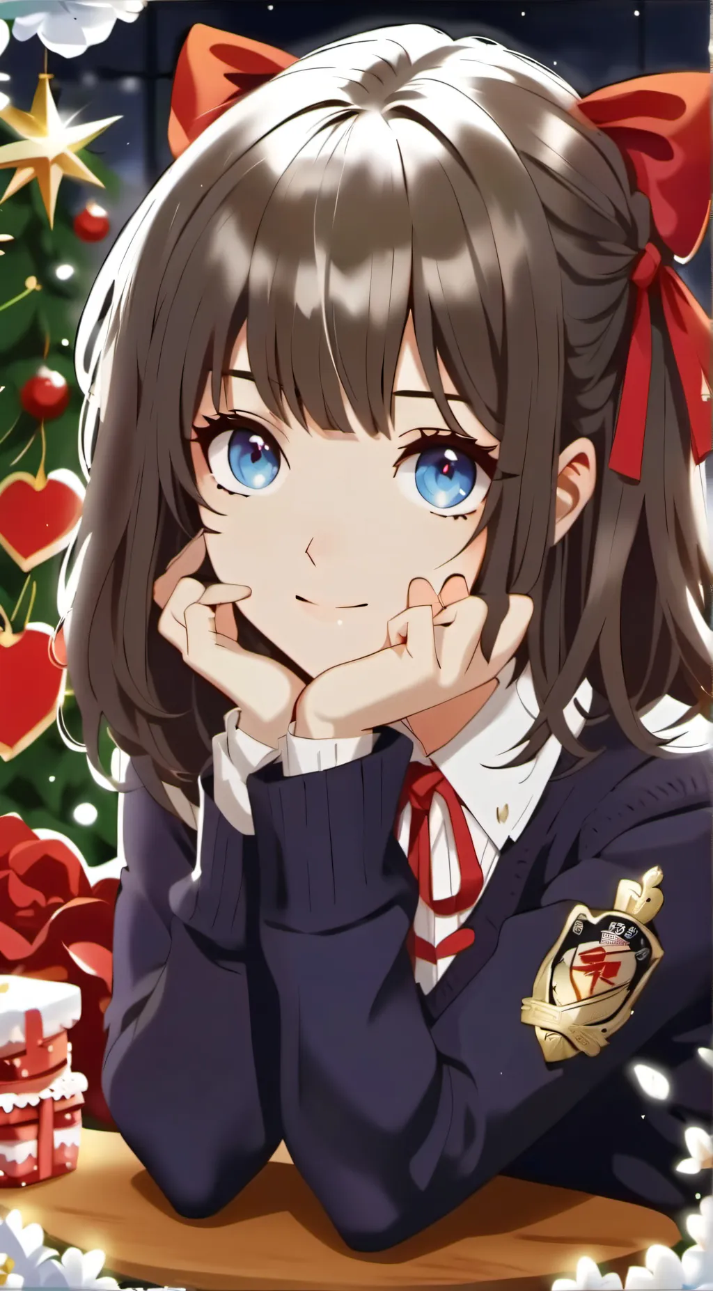 ai character: popular girl  background